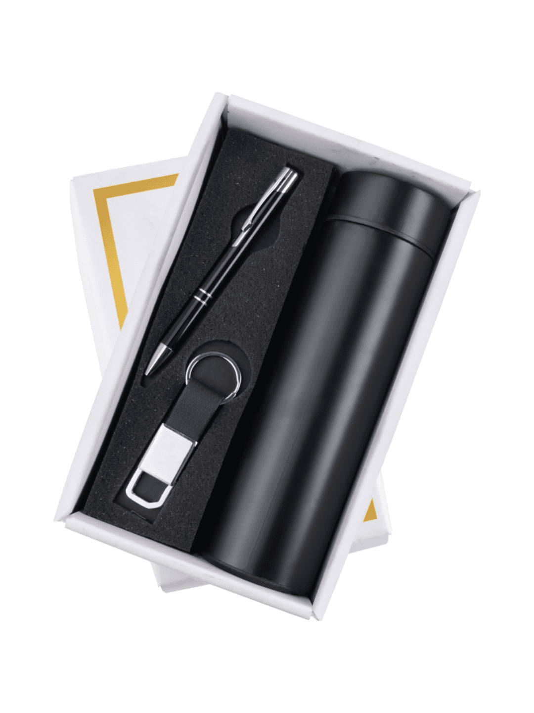Keychain, Pen & Bottle in Black - image 1