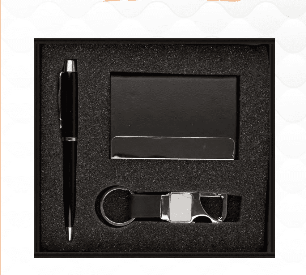 Keychain, Pen & card holder in MATTE BLACK - image 1