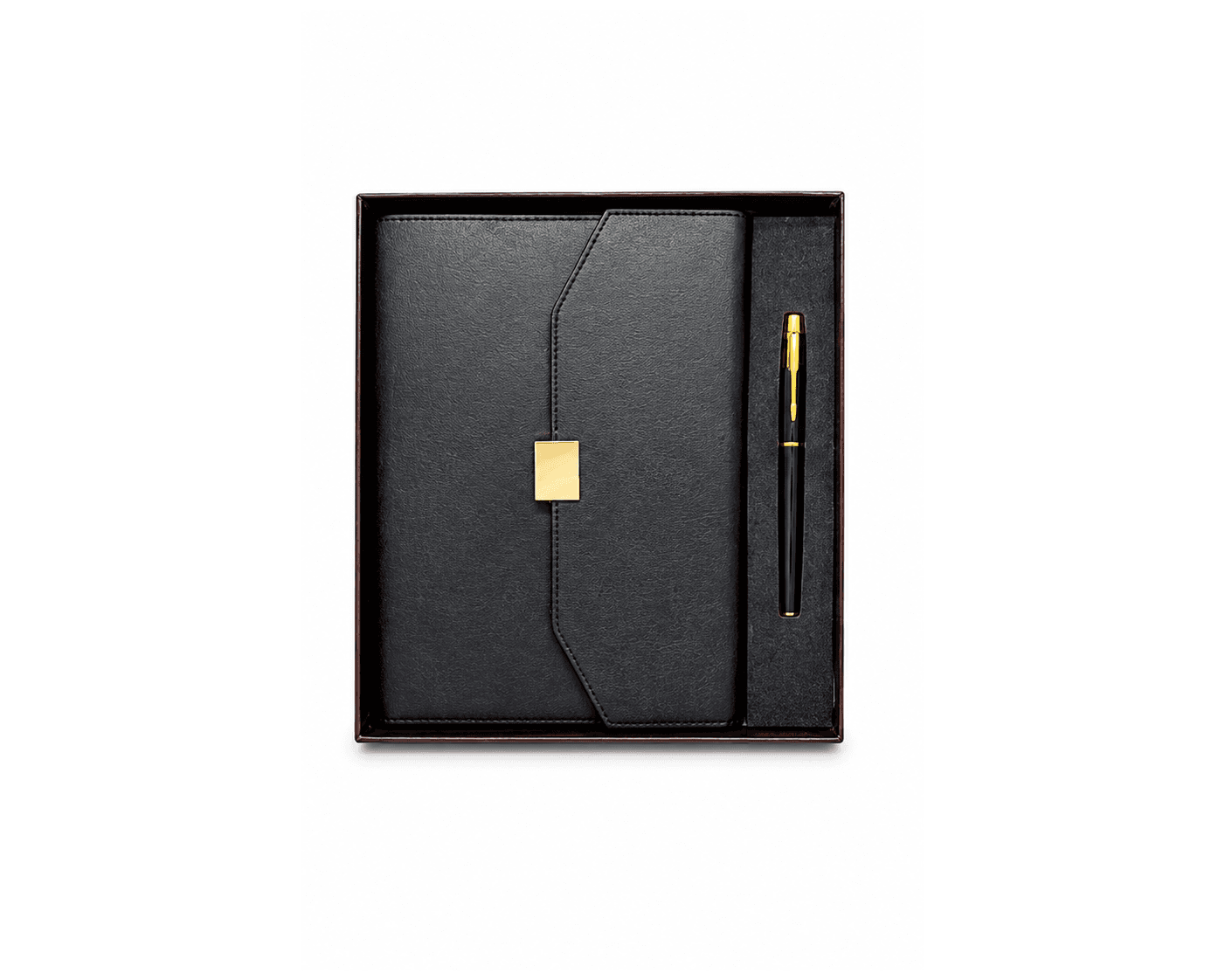 Metallic pen and diary in Black - image 1
